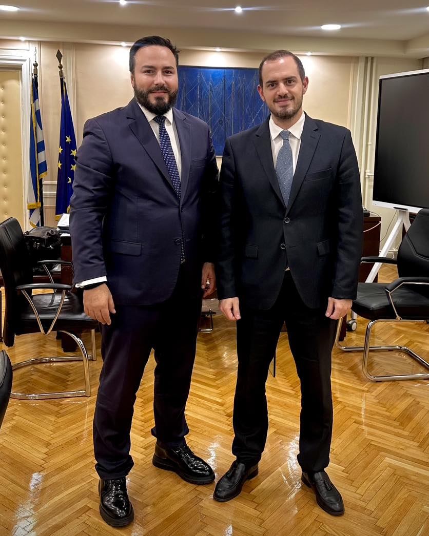 Συνάντηση εργασίας Διαμαντή Γκολιδάκη με τον Υφυπουργό ΕθνικήςΟικονομίας και Οικονομικών Γιώργο Κώτσηρα